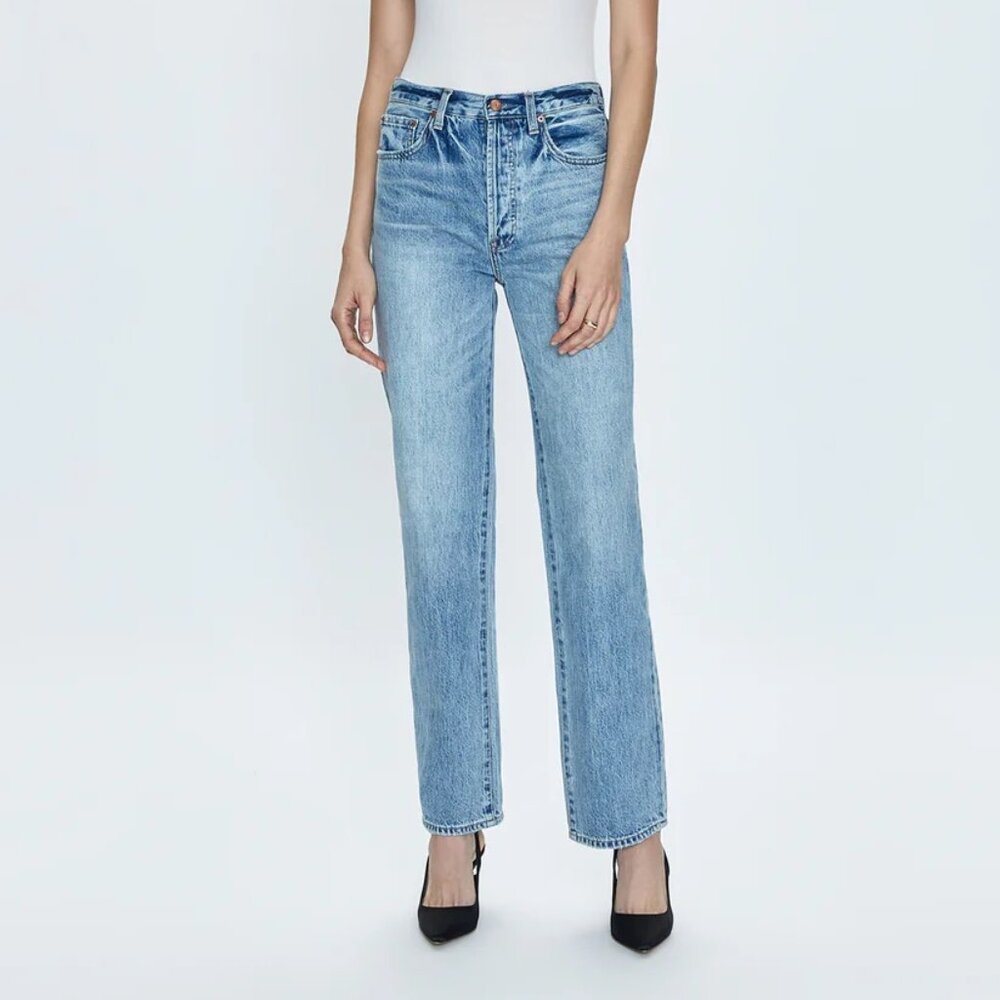 NEW Pistola Cassie Super High Rise Straight Jean BRAMBLE Size 24